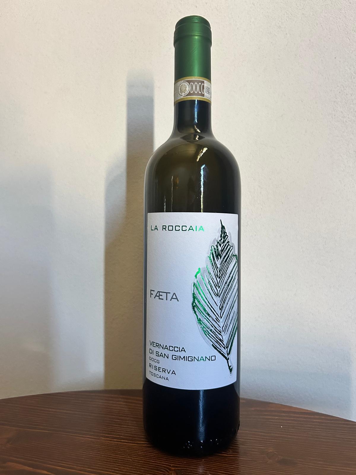 Vino Vernaccia di San Gimignano DOCG Riserva 2024 FAETA - La Roccaia Wine
